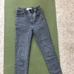 The Authentic Stretch High-Rise Skinny
- Washed black